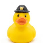 Police Officer Rubber Duck 8cm
