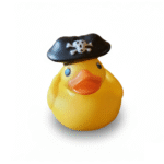 Pirate Rubber Duck With Black Hat 5cm