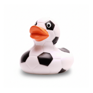Soccer Ball Rubber Duck 8 cm