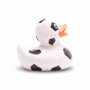Soccer Ball Rubber Duck 8 cm - Image 2
