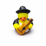 Guitarist Rubber Duck 5cm