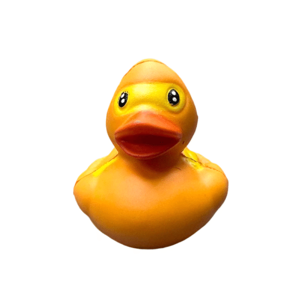 Orange anglo Ninja Rubber Duck 5cm