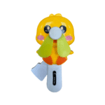 Yellow Mini Duck Hand-press Fan Portable