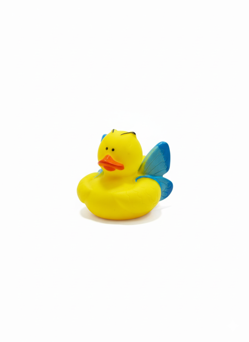 Butterfly Blue Rubber Duck 5cm