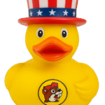 Yellow Rubber Duck with American Hat 8cm