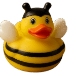 Bee Rubber Duck 5cm