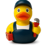 Plumber Yellow Duck 8cm