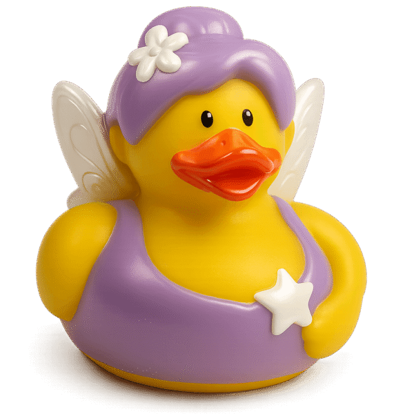 Fairy Grand Mother Butterfly Rubber Duck 5cm