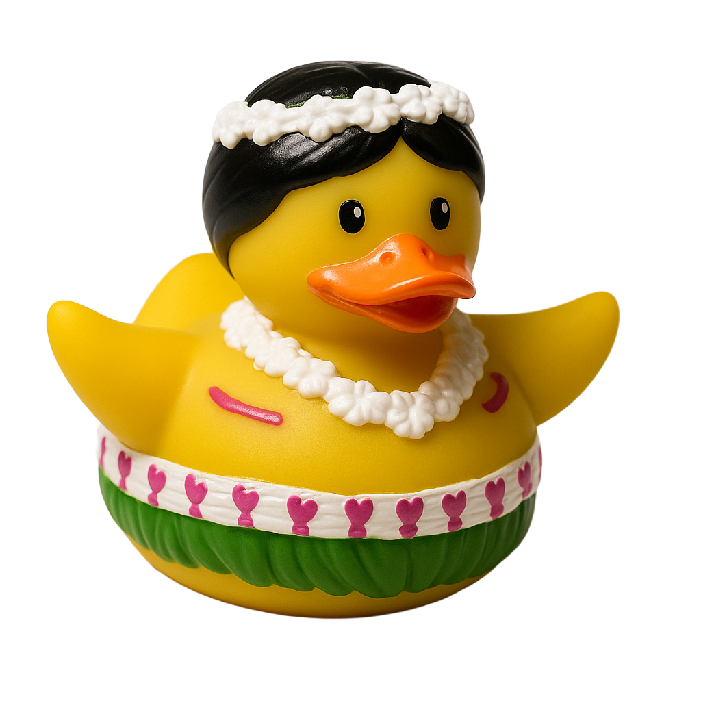 haweii duck Hawaiian Rubber Duck 5cm - Image 1