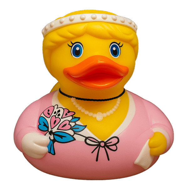 Lady Diana Rubber Duck 8cm