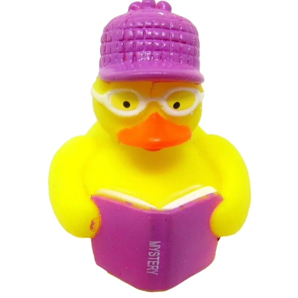 Reading Mystery Book Rubber Duck 5cm