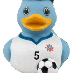 Soccer Rubber Duck 6cm