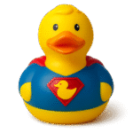 Superman Rubber Duck 5cm
