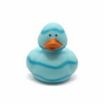 Blue Circle Rubber Duck 5cm