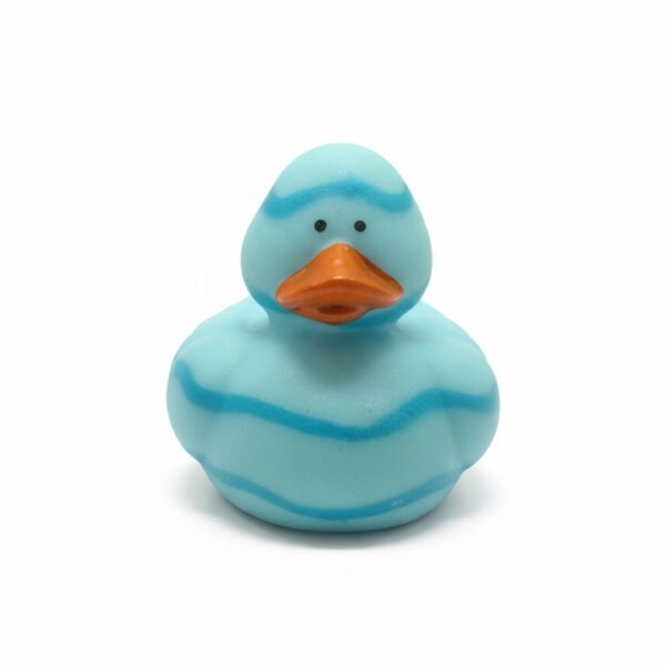 Blue Circle Rubber Duck 5cm