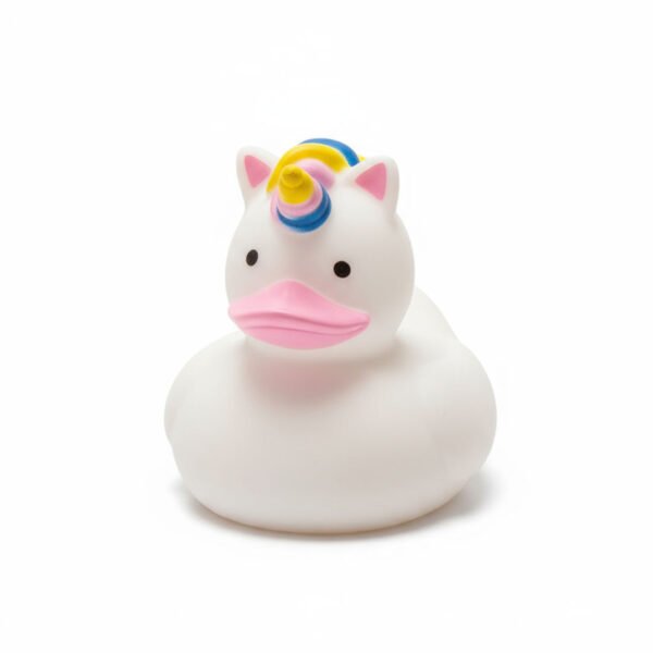 Colored Unicorn Rubber Duck 8cm