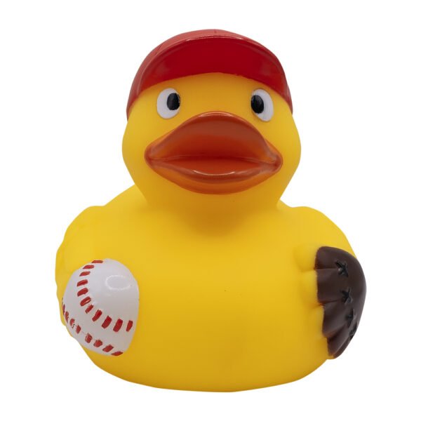 BASEBALL RUBBER DUCK 5CM
