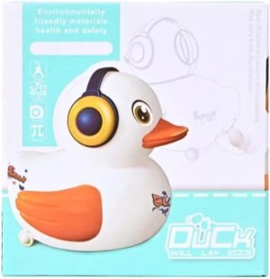 Headphone Duck Will Lay Eggs Car Vehicle Toy for Kids|Boys|Girls with Light & Music (Color-Multi) - Image 4