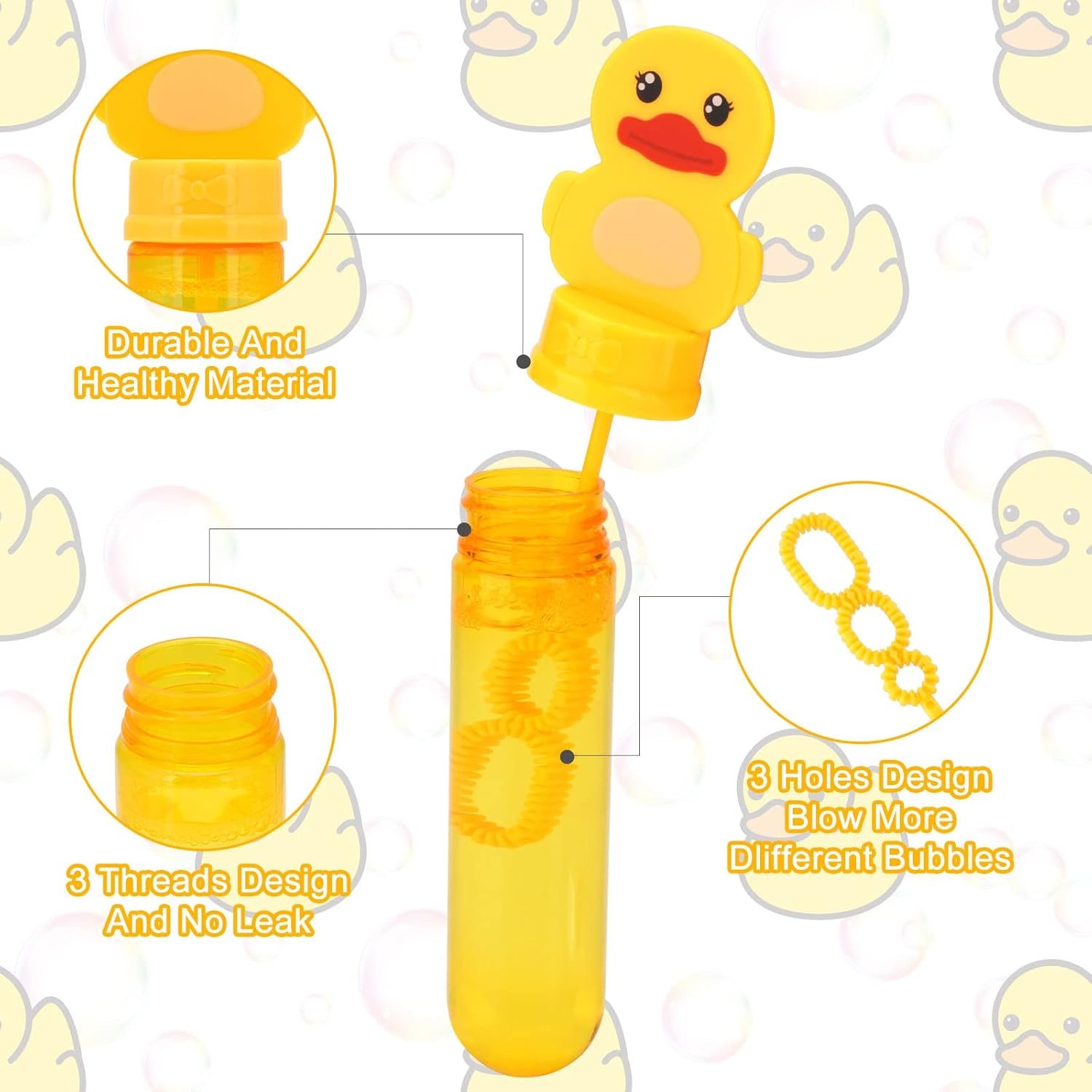 71KN4ZY-S5L._AC_SL1500_ Small Yellow Duck BUBBLE STICK 14cm - Image 1