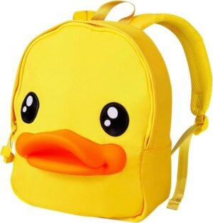 Kids Backpack Cute 3D Duck for Toddler Boys and Girls, Perfect Size for Preschool
