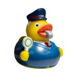 TRAIN GUIDE RUBBER DUCK 8CM
