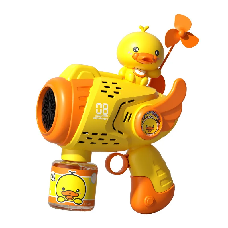 New-Little-Yellow-Duck-Bubble-Gun-Toy-cashymart-39899385266454 New Little Yellow Duck Bubble Gun Toy - Image 1