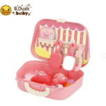 B.Duck yellow duck-children's dressing bag Set (pink only)