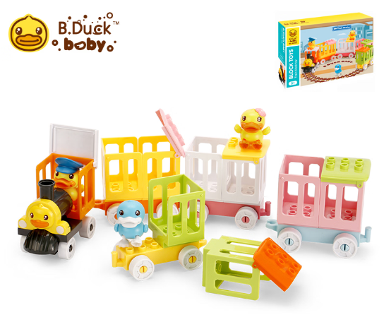 WL-BD138 TRAIN DUCK BUILDING BLOCK SET - Image 1
