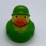 SOLDIER RUBBER DUCK 5CM