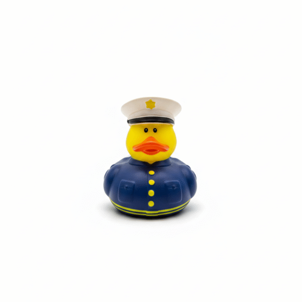 Officer Quack Rubber Duck5cm