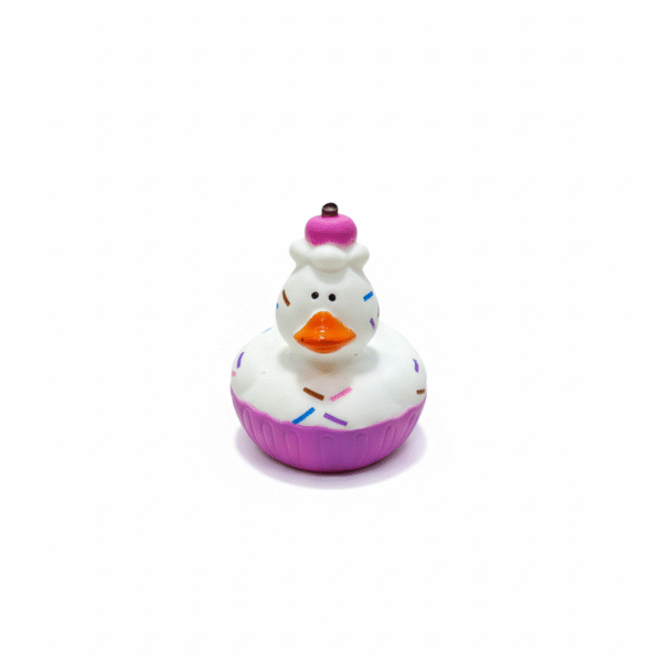 Cupcake Quacker Rubber Duck5cm