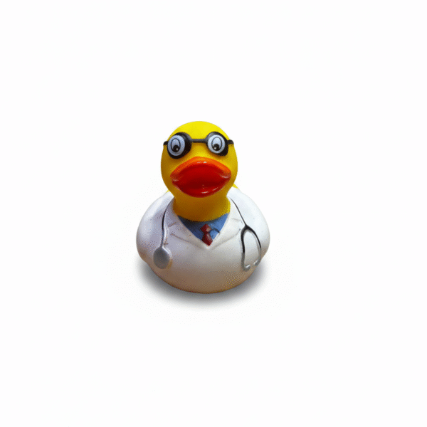 Dr. Quack-Consultant Rubber Duck8cm
