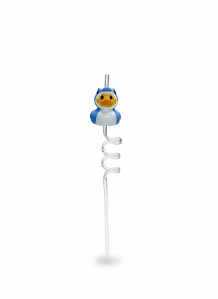 The "Land-Shark" Duck Straw