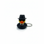 The "Agent 00-Quack" Secret Service 3D Printed Keychain