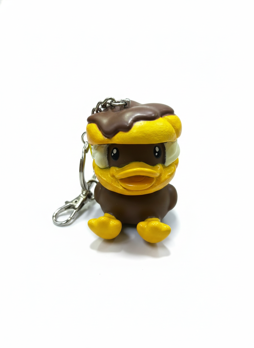 Chocolate Donut Keychain