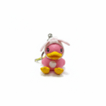 Pink Bunny Keychain