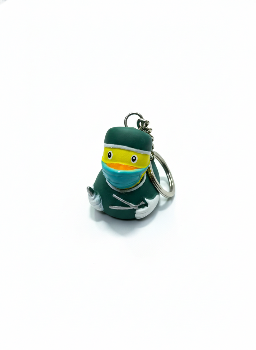 Surgeon Duck Keychain - Image 1