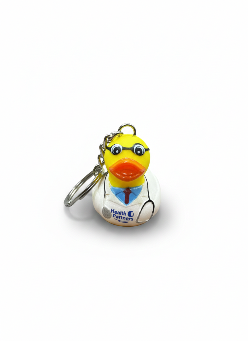 Doctor Rubber Duck Keychain