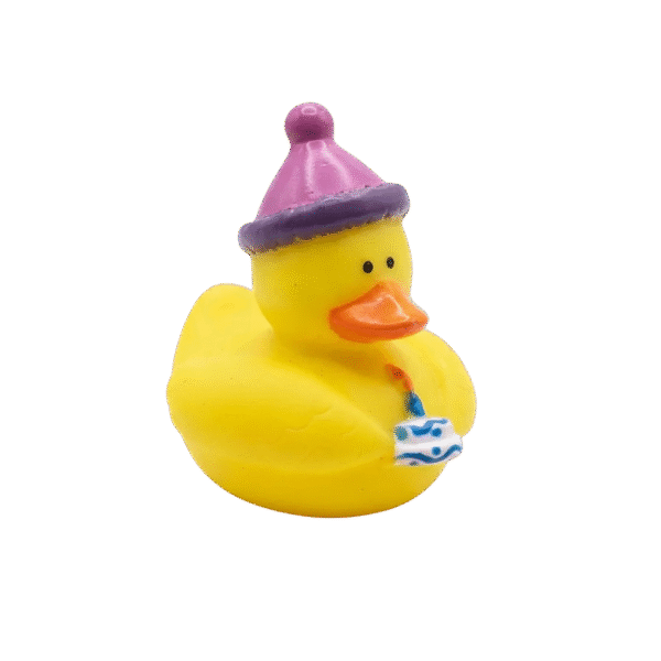 Candle-lit Cody Rubber Duck5cm