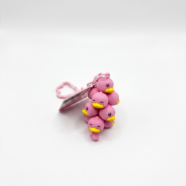 B.Duck "Bubblegum Stack" Keychain