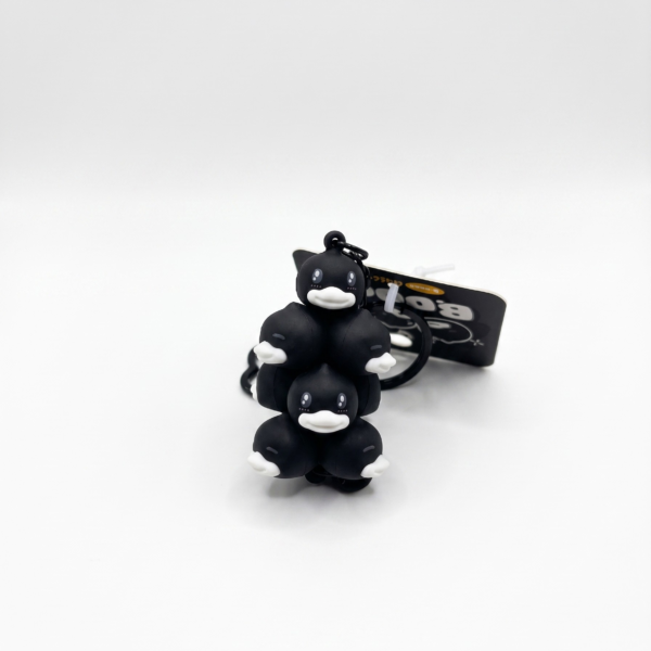 B.Duck "Midnight Stack" Keychain