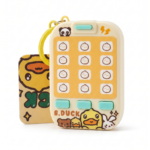 B.Duck Pastel Retro Phone Fidget Keychain