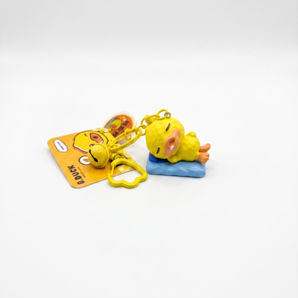 Lazy Day Sleepy Duck Keychain
