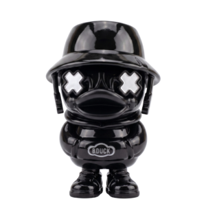 Stealth Black Streetwear Duck Collectible Figure