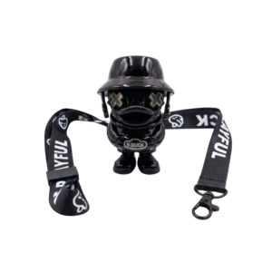Stealth Black Streetwear Duck Collectible Figure - Image 2