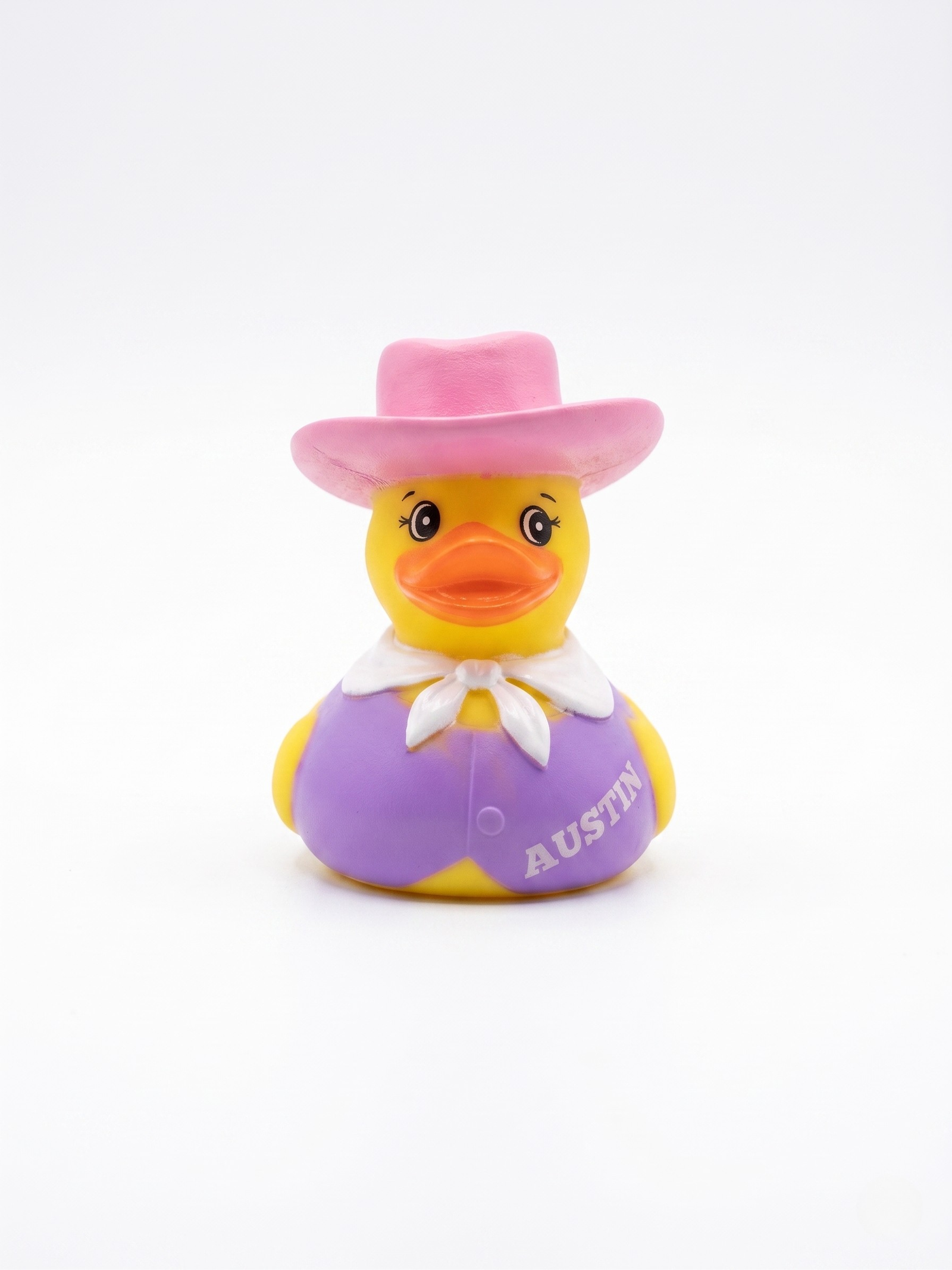 2 "Austin" Pink Cowgirl Rubber Duck - Image 1